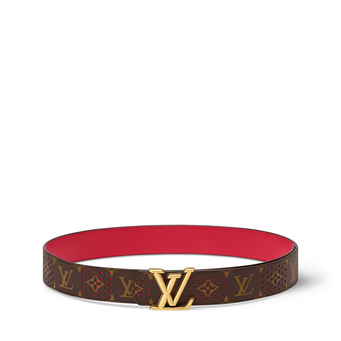 LV Dimension Monogram Grid 40mm Reversible Belt - Men